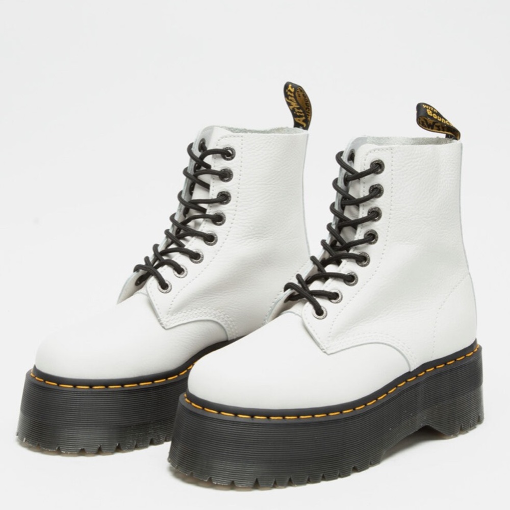 White Chunky Dr. Martins